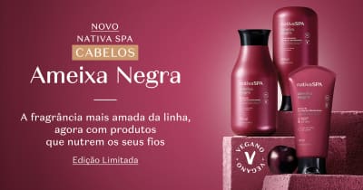 A fragrância mais apaixonante de Nativa SPA, agora em itens para os cabelos