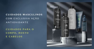 Cuidados masculinos com exclusiva ação antioxidante