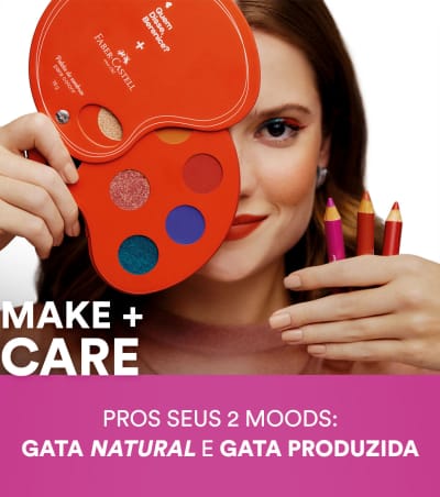 Pros seus dois moods: gata natural e gata produzida.