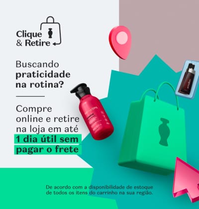 Retire na loja com agilidade sem pagar pelo frete 😉