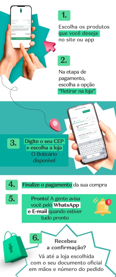 Veja como é fácil utilizar o Clique & Retire