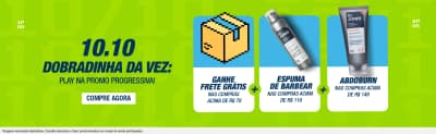 O banner promove uma promoção da marca Dr. Jones, com destaque para três produtos: espuma de barbear, abdoburn e frete grátis em compras acima de R$ 79.