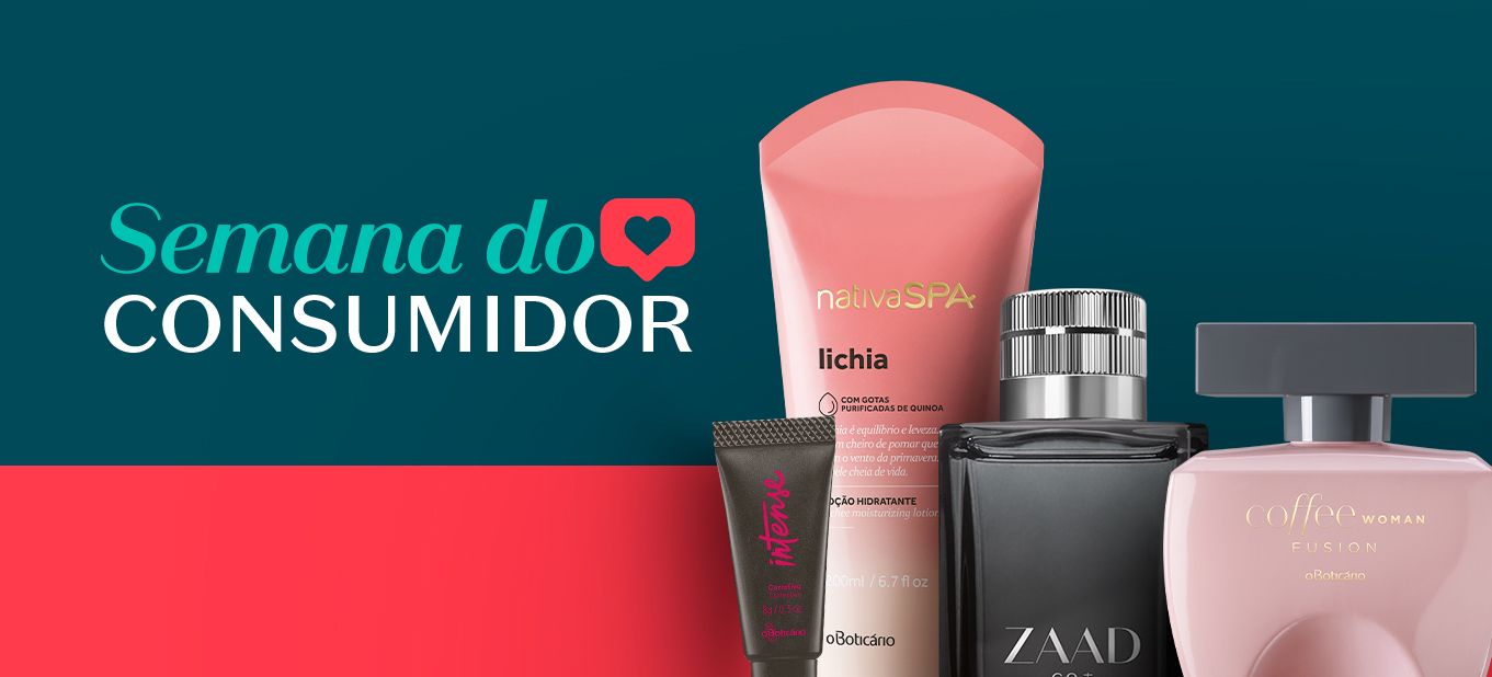 Semana do Consumidor Boticário: descontos de até 40%
