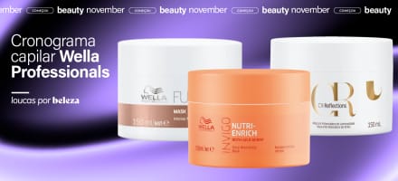 Cronograma capilar com Wella Professionals
