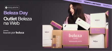 Descontos de até 60% OFF no Outlet Beleza na Web