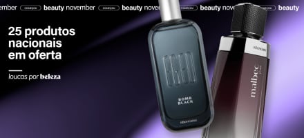 Produtos nacionais com desconto de Beauty November