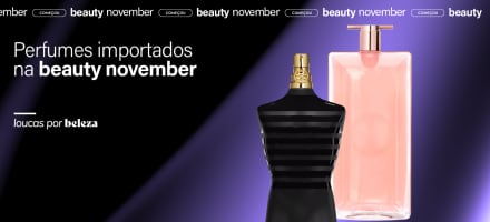 Perfumes importados com desconto de Beauty November