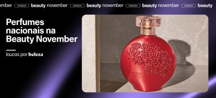 Perfumes nacionais com desconto Beauty November