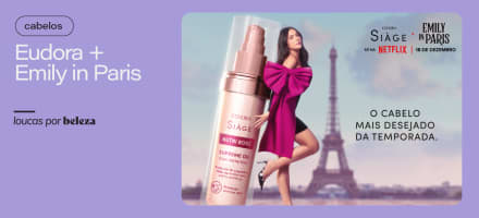 Emily in Paris e Eudora: use Siàge Nutri Rosé e concorra a R$ 100 mil em prêmios