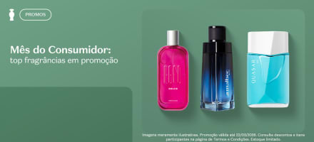 Mês do Consumidor: top fragrâncias em promoção