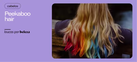 Peekaboo hair: inspirações de cores e cuidados para adotar a tendência