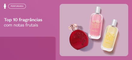 Seleção de fragrâncias com notas frutais para conhecer e amar