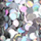 Colormake Shine Formatos Ponto Prata - Glitter 2g