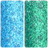 Kit Colormake Gel Glitter Azul e Verde (2 Produtos)