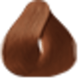 Caixa verde e tubo de creme de coloração permanente vegana da linha profissional da marca Acquaflora, com indicação da tonalidade 8.34 Louro Claro Dourado Acobreado