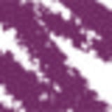 A imagem mostra um lápis de olho roxo, com a outra ponta de esponja e letras brancas no corpo do lápis.