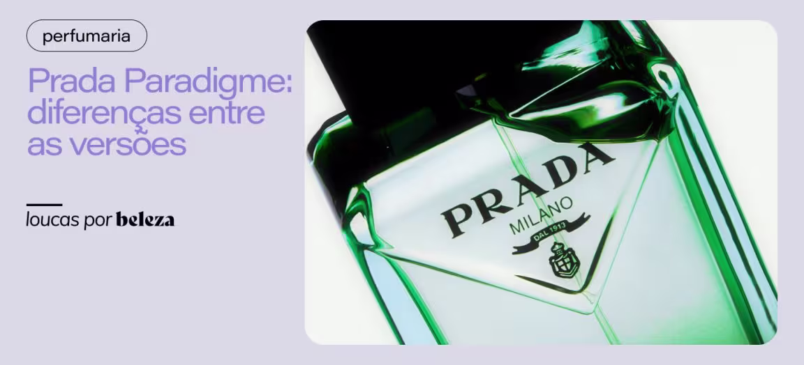Perfumes Prada Paradigme: diferenças entre as versões
