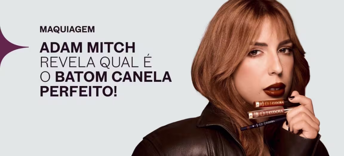 Fim da saga: Adam Mitch revela o batom canela perfeito! Venha conferir
