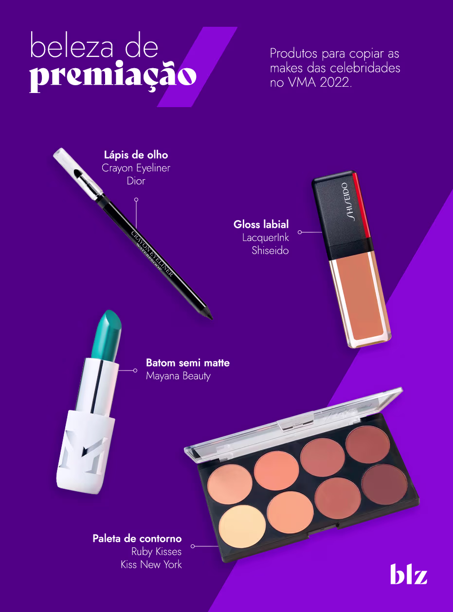 VMA 2022: os destaques de beleza da premiação