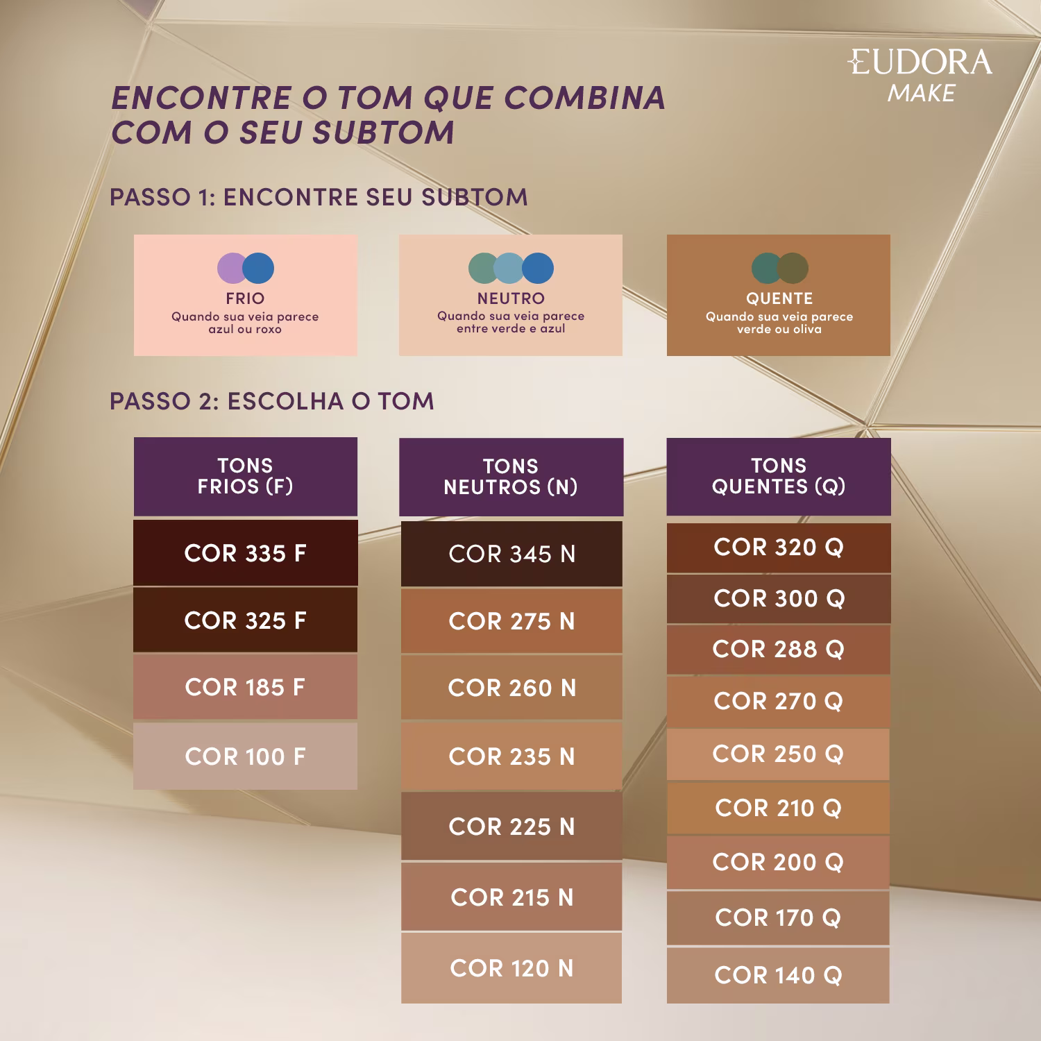 Cores de base Cores de base Eudora Skin Perfection
