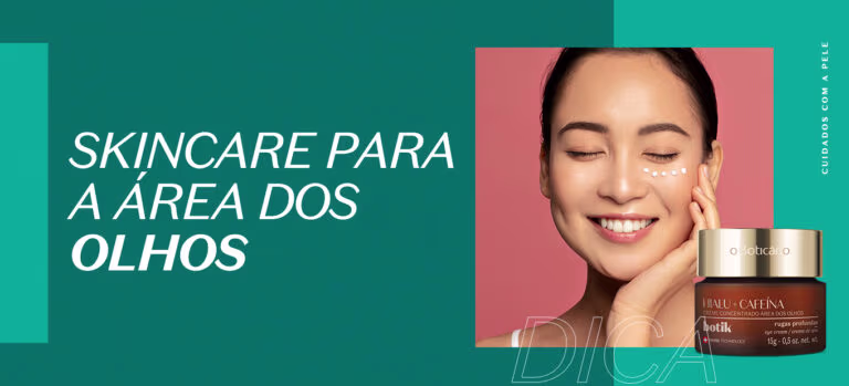 Como fazer skincare na área dos olhos