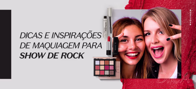 Dicas e inspirações de maquiagem para show de rock