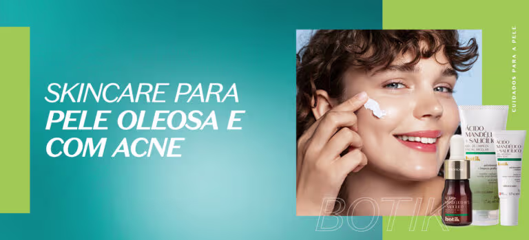 Botik Ácido Mandélico: tratamento de oleosidade, acne e uniformização da tonalidade