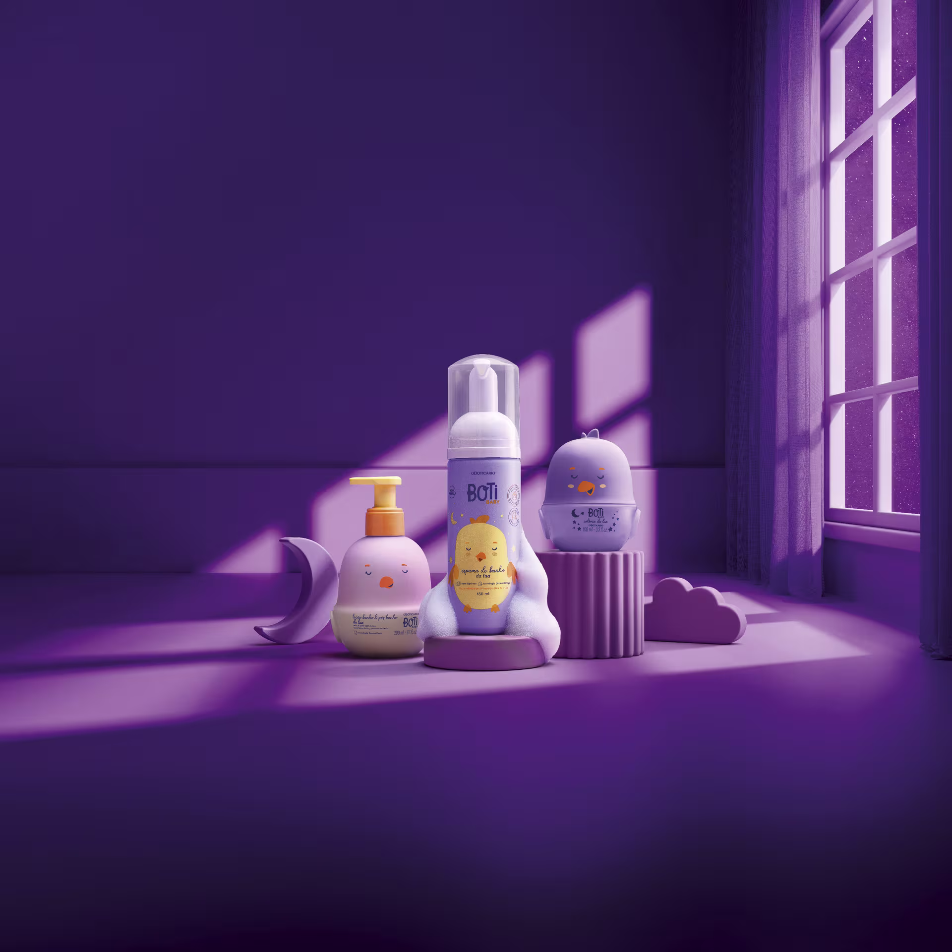 Produtos da linha Boti Baby