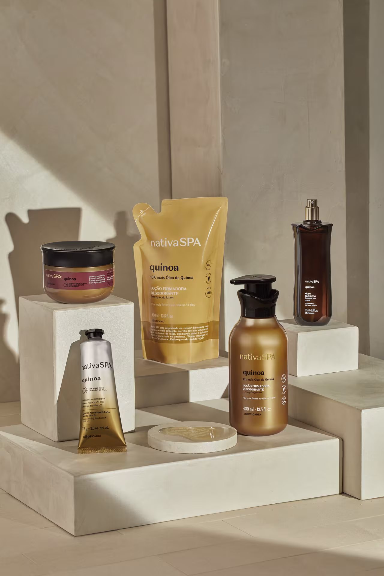Produtos da linha Nativa SPA