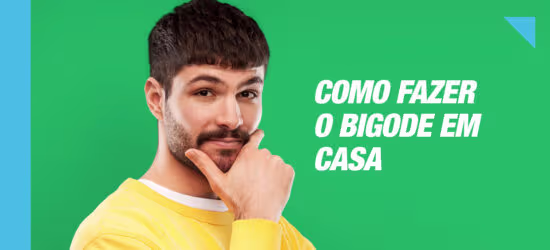 Como fazer o bigode em casa