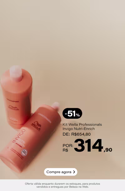 Kit Wella Professionals Invigo Nutri-Enrich Salon Duo (2 Produtos) De: R$ 654,8 Por: R$ 314,9 Selo: 51% OFF *Vendidos e entregues por Beleza na Web
