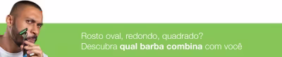 Em fundo verde, homem negro segura o aparelho de barbear The Razor6, da Dr. JONES, em direção à barba desenhada.