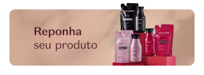 A imagem mostra vários frascos de produtos da marca Nativa SPA, sobre fundo nas cores bege, azul e verde.