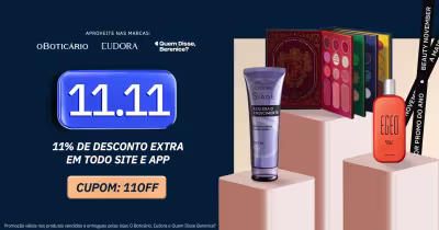 Grupo Boticário 11.11 | Promoções Impedíveis