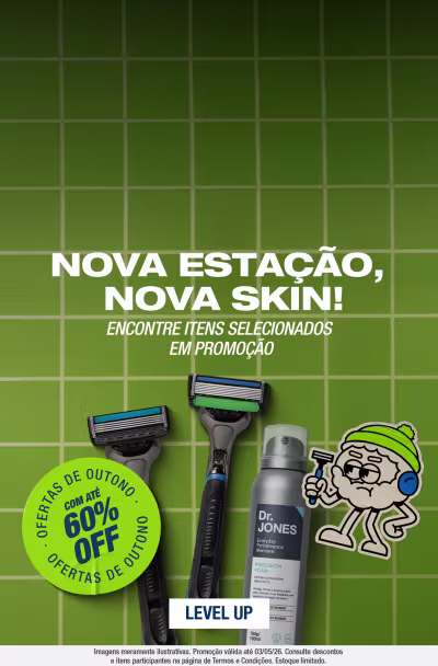 Nova estação, nova skin! Itens com até 60% off 