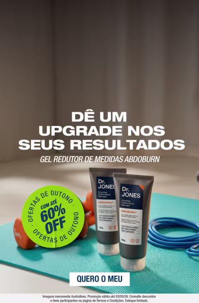 Dê um upgrade nos seus resultados! Gel redutor de medidas abdoburn com até 60% off