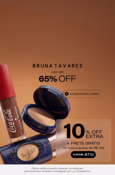 Bruna Tavares com até 65% OFF + Garanta 10% OFF extra na marca acima de R$ 199 com BT10.