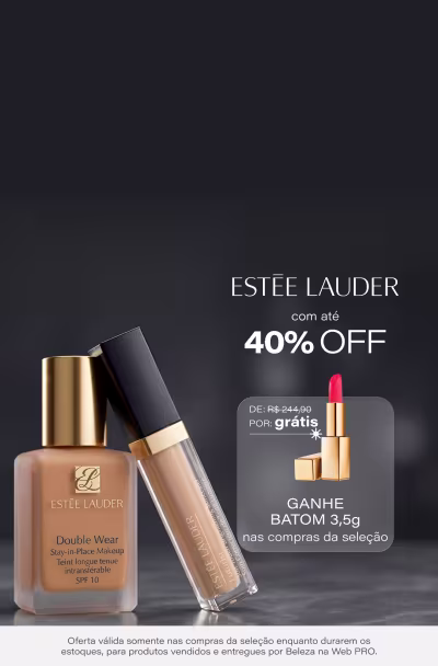Maquiagens com até 40% OFF e ganhe Batom Cremoso 3,5g nas compras da marca.