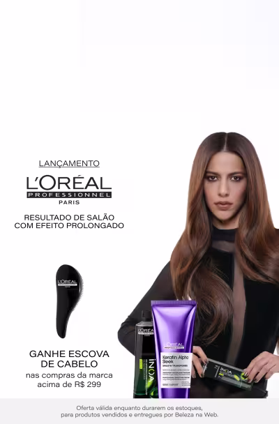Ganhe escova exclusiva nas compras da marca acima de R$299