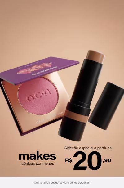 Make perfeita por menos: aproveite a seleção a partir de R$20,9 e renove seu nécessaire hoje.