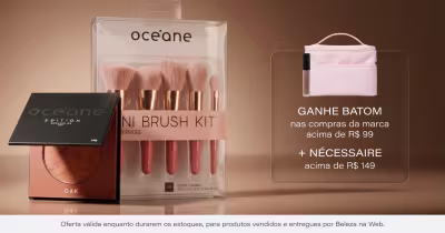 Ganhe batom nas compras da marca acima de R$99 + Necessaire nas compras da marca acima de R$149