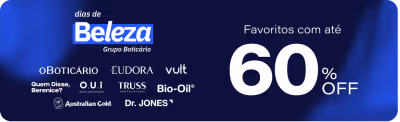 Dias de Beleza | Melhor seleção de produtos das marcas com até 60% OFF