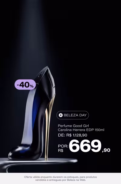 Good Girl Carolina Herrera Eau De Parfum Refilável - Perfume Feminino 150ml de: R$1.128,90 por: R$669,90 *Selo: 40% *Vendidos e entregues por Beleza na Web