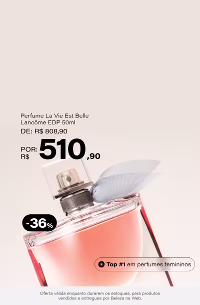 La Vie Est Belle Lancôme Eau De Parfum Refilável - Perfume Feminino 50ml De: R$ 808,9 Por: R$ 510,9 Selo: 36% OFF *Vendidos e entregues por Beleza na Web