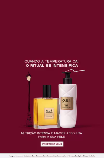 Quando a temperatura cai, o ritual se intensifica. Nutrição intensa e maciez absoluta para a sua pele.