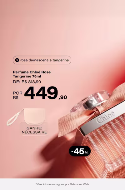 Chloé Rose Tangerine Eau De Toilette - Perfume Feminino 75ml De: R$ 818,9 Por: R$ 449,9 Selo: -45% OFF + Ganhe Necessaire *Vendidos e entregues por Beleza na Web