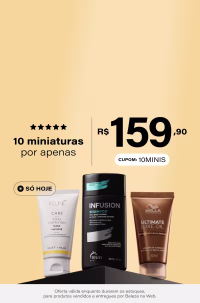 Leve 10 miniaturas por apenas R$159 só hoje! *Vendido e entregue por Beleza na Web