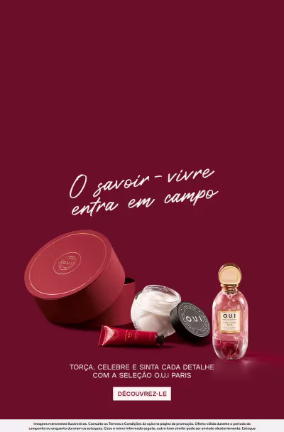 O savoir-vivre entra em campo, torça, celebre e sinta cada detalhe com a seleção Oui Paris.