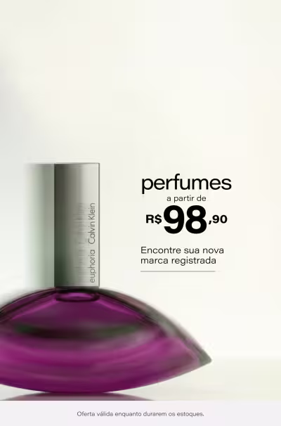 Seu perfume favorito à partir de R$ 98,90!