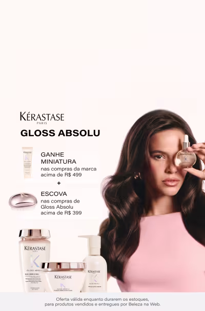 Ganhe dupla de minis nas compras da marca acima de R$499 & Escova nas compras de Gloss Absolu acima de R$399!